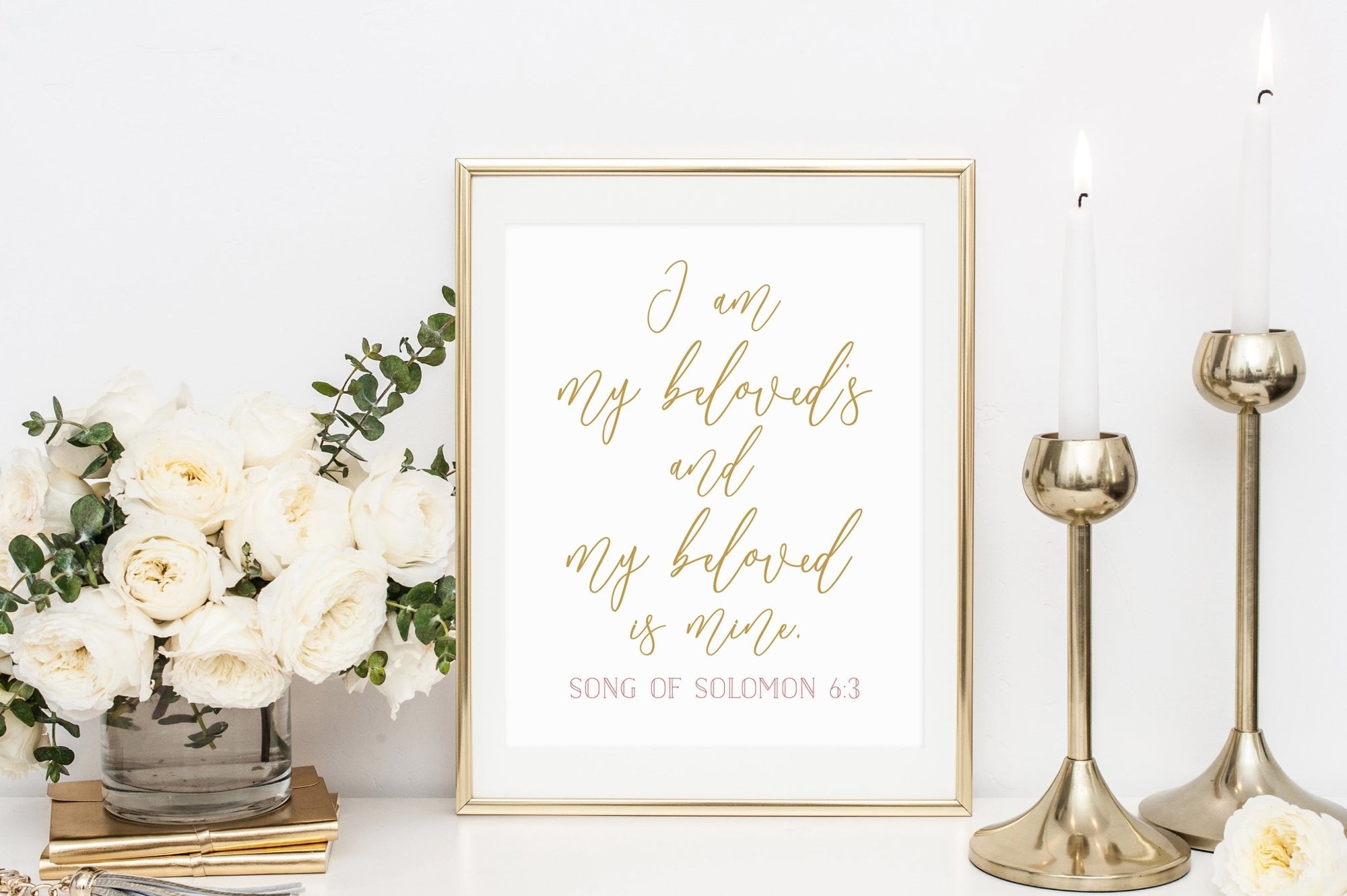 I am My Beloved's and My Beloved is Mine Printable - Pretty Collected