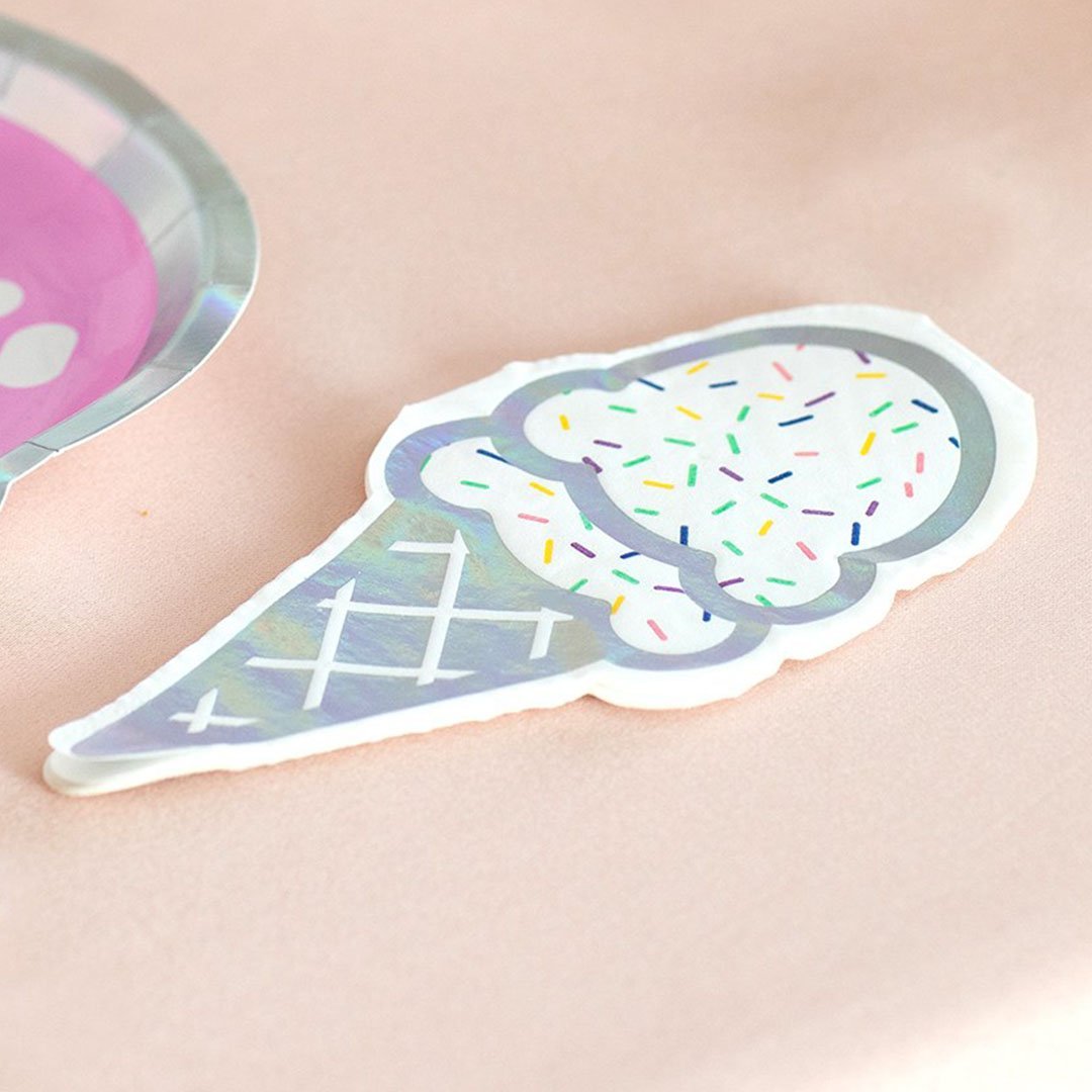 Ice Cream Cone Napkins - Pretty Collected