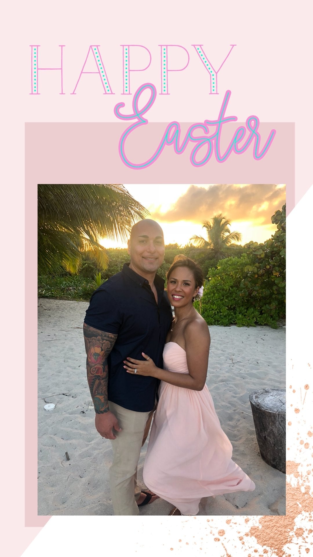 Easter Photo Template - FREE Instagram Stories Template - Pretty Collected