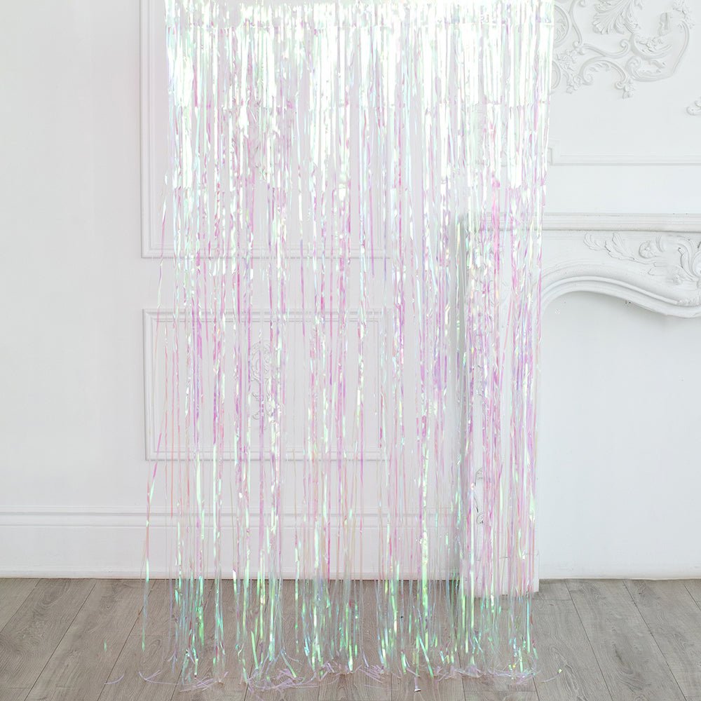Iridescent Tassel Curtain Backdrop - Pretty Collected