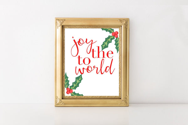 Joy to the World - FREE Printable