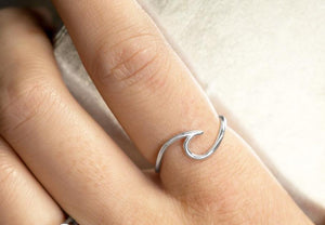 Julia Wave Ring - Silver or Gold - Pretty Collected