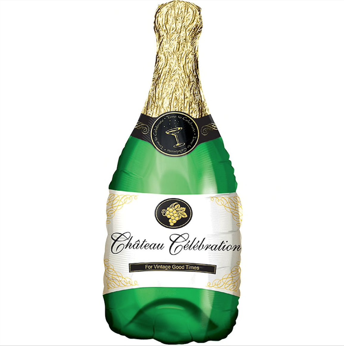 Champagne Bottle & Engagement Ring Balloon Set - Pretty Collected