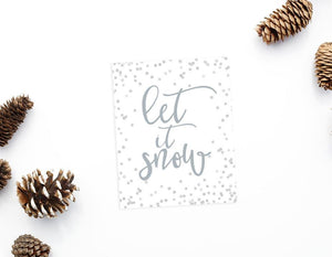 Let It Snow Printable - Pretty Collected