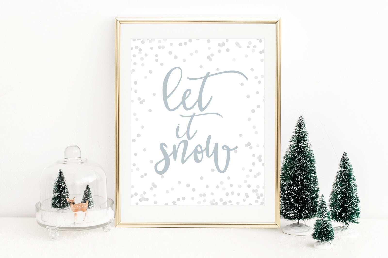 Let It Snow Printable - Pretty Collected