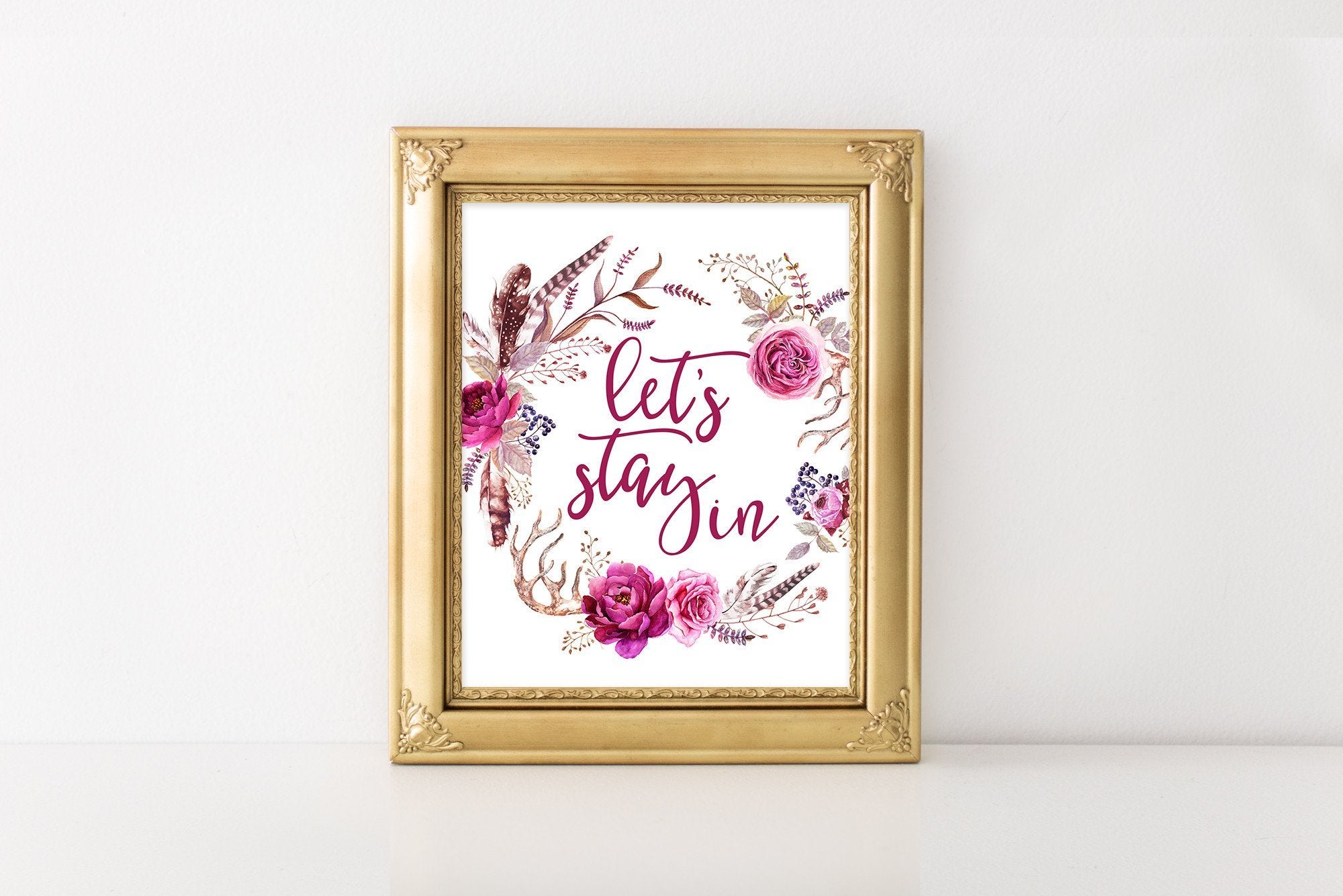 Let's Stay In Printable - Pretty Collected