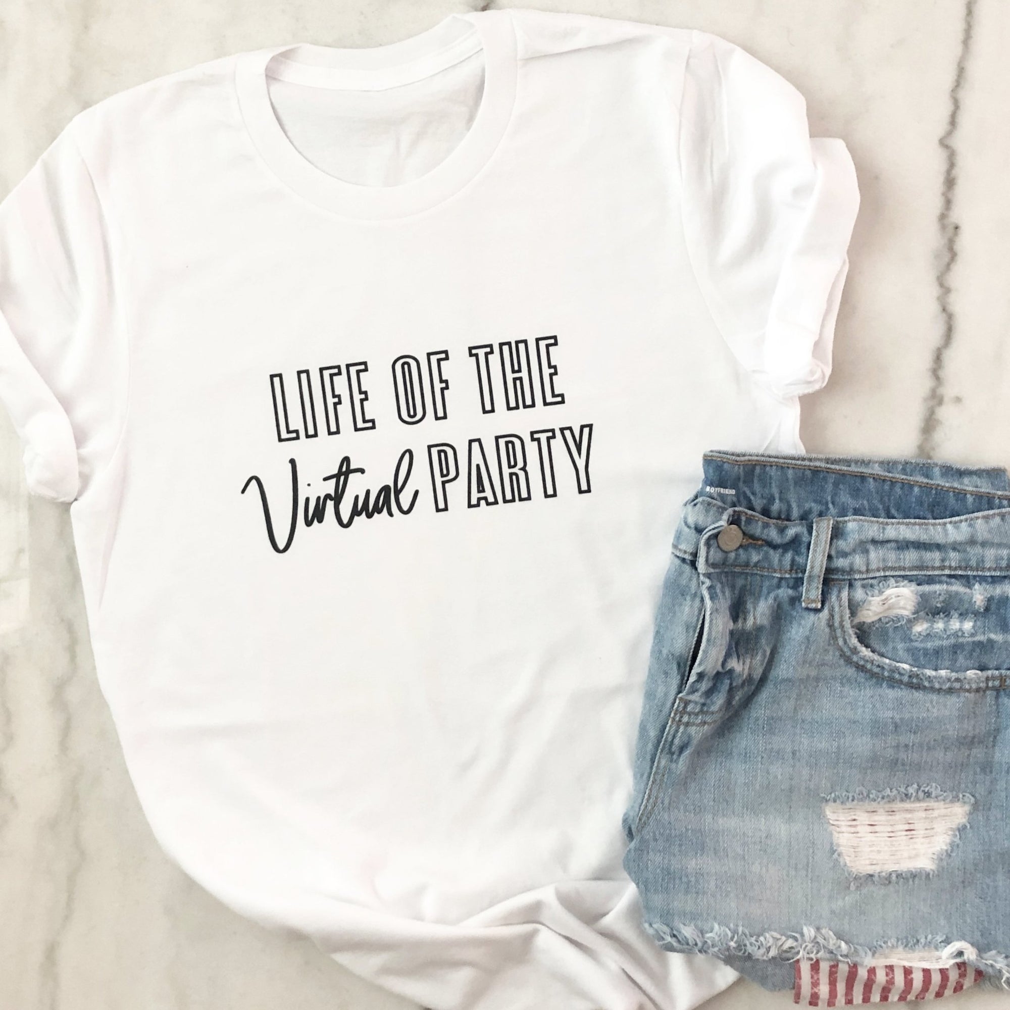 Life of the Virtual Party Tee - Pretty Collected