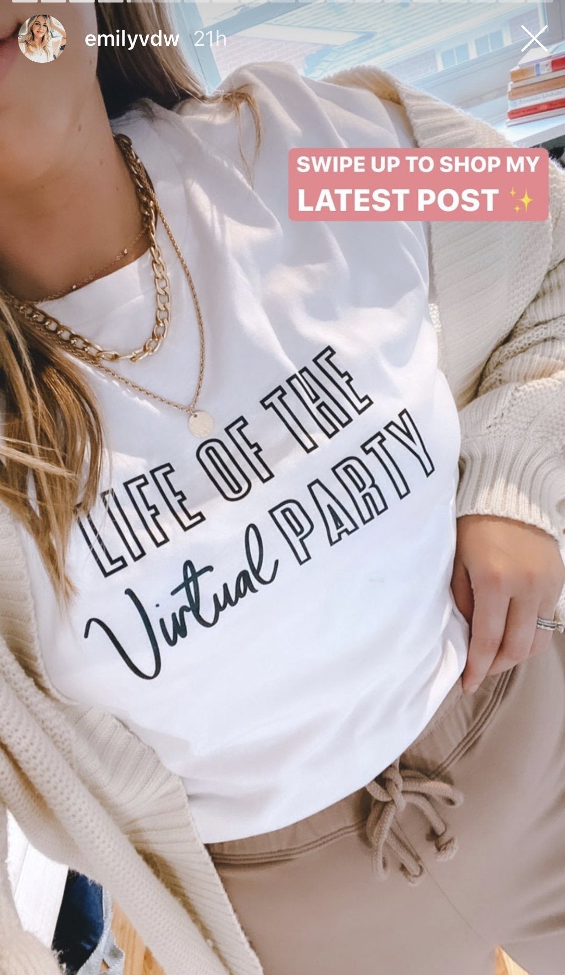 Life of the Virtual Party Tee - Pretty Collected
