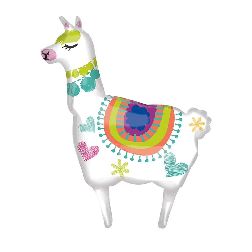 Neon Llama Balloon - Pretty Collected