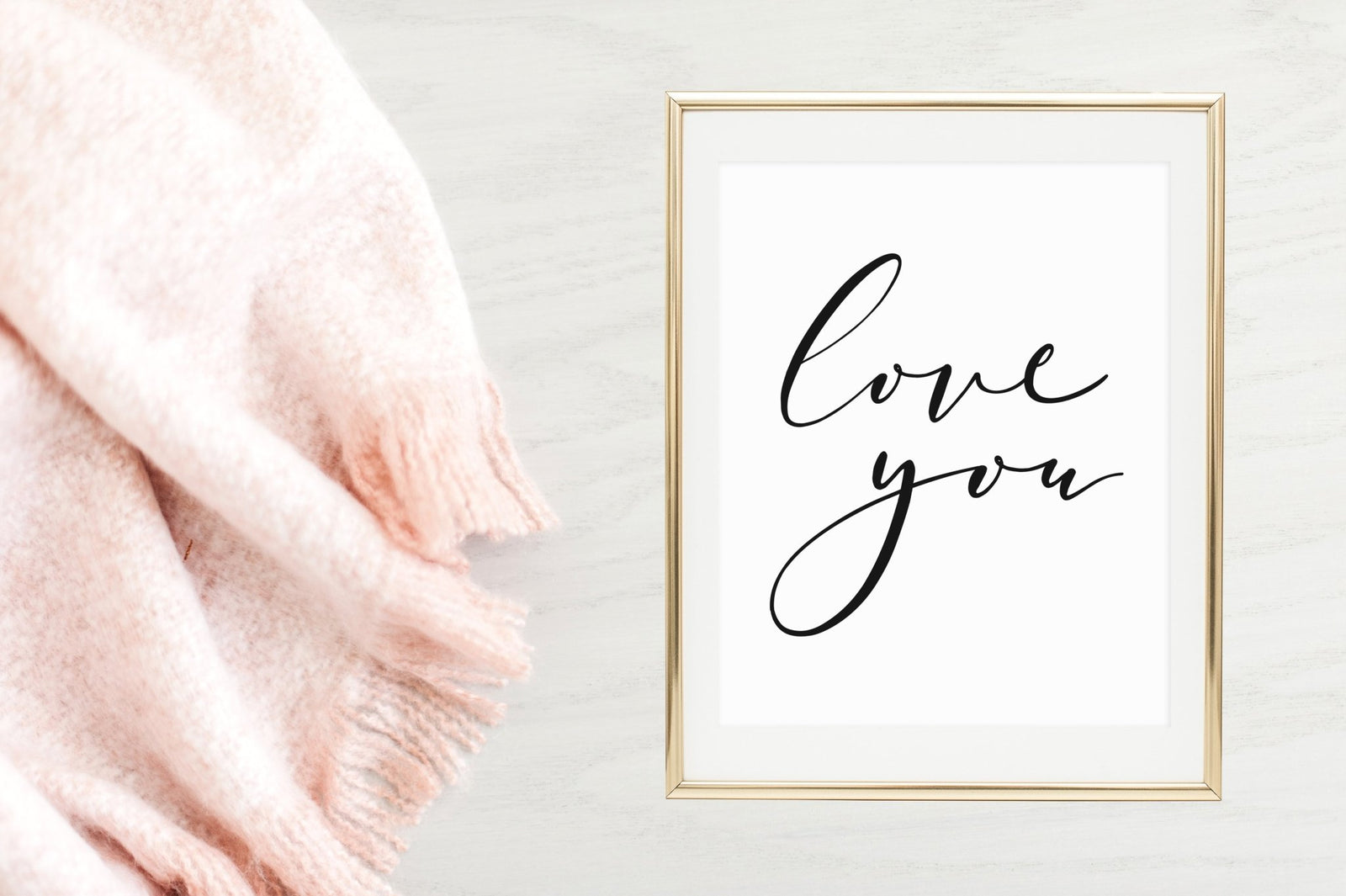 Love You Printable - Pretty Collected