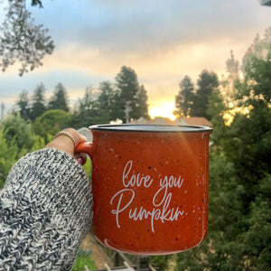 Love You Pumpkin Campfire Coffee Mug - Pretty Collected