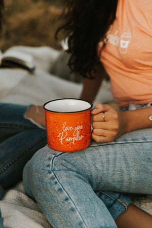 Love You Pumpkin Campfire Coffee Mug - Pretty Collected