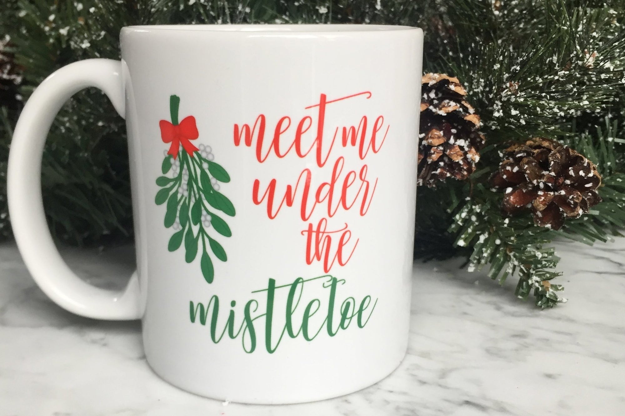 Meet Me Under the Mistletoe Mug - Pretty Collected