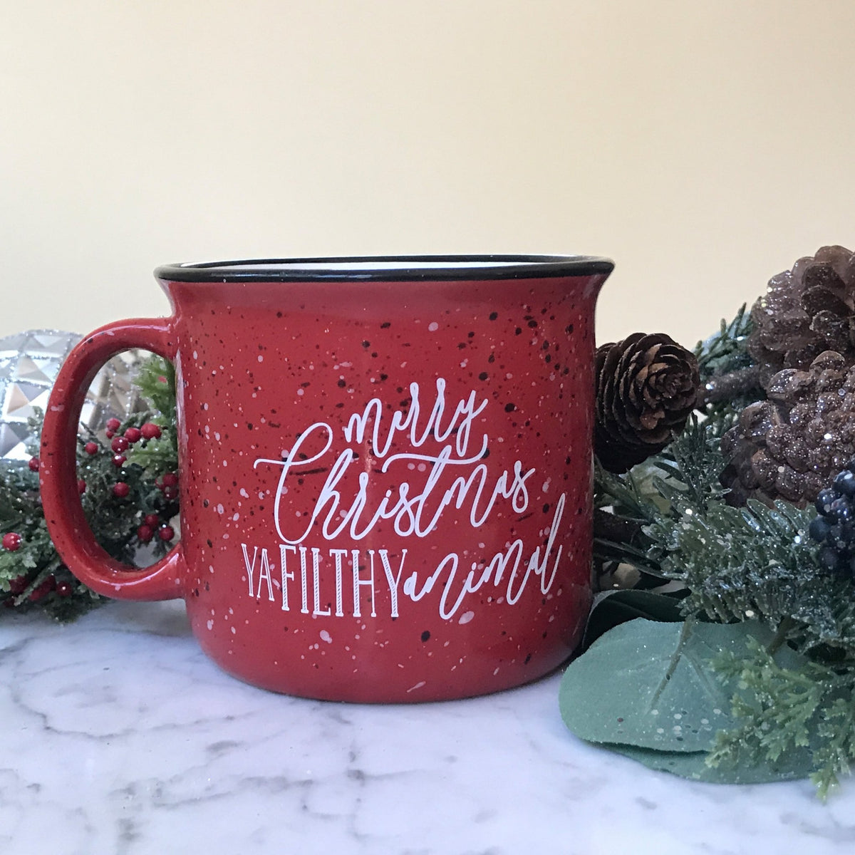 Merry Christmas Ya Filthy Animal Campfire Mug - Pretty Collected