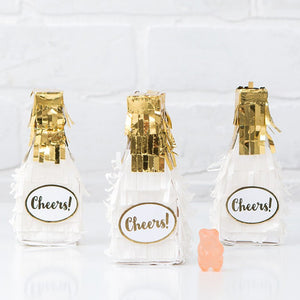 Mini Champagne Bottle Pinata Favors - Set of 3 - Pretty Collected