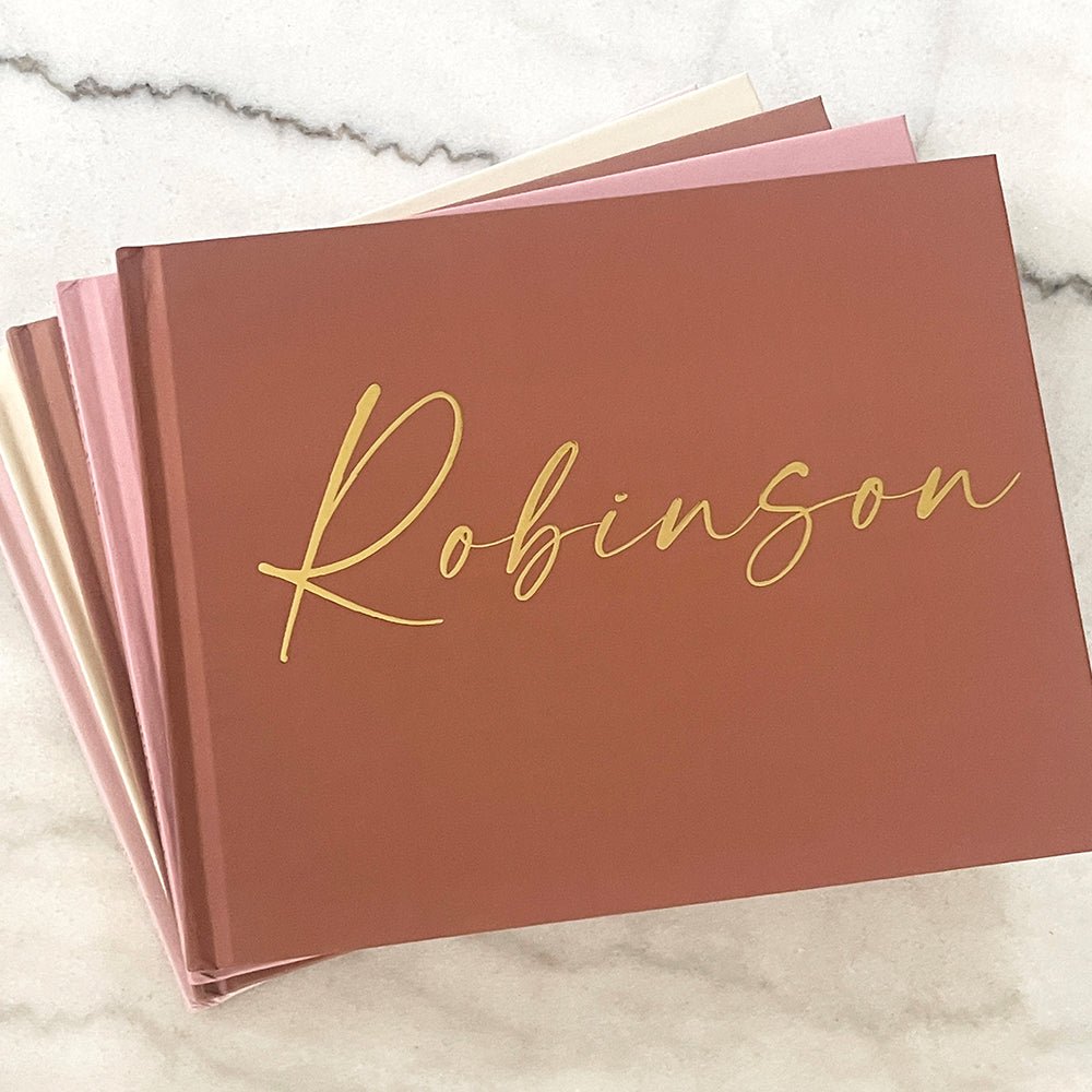 Autumn Wedding Guest Book - The Robinson - Pretty Collected