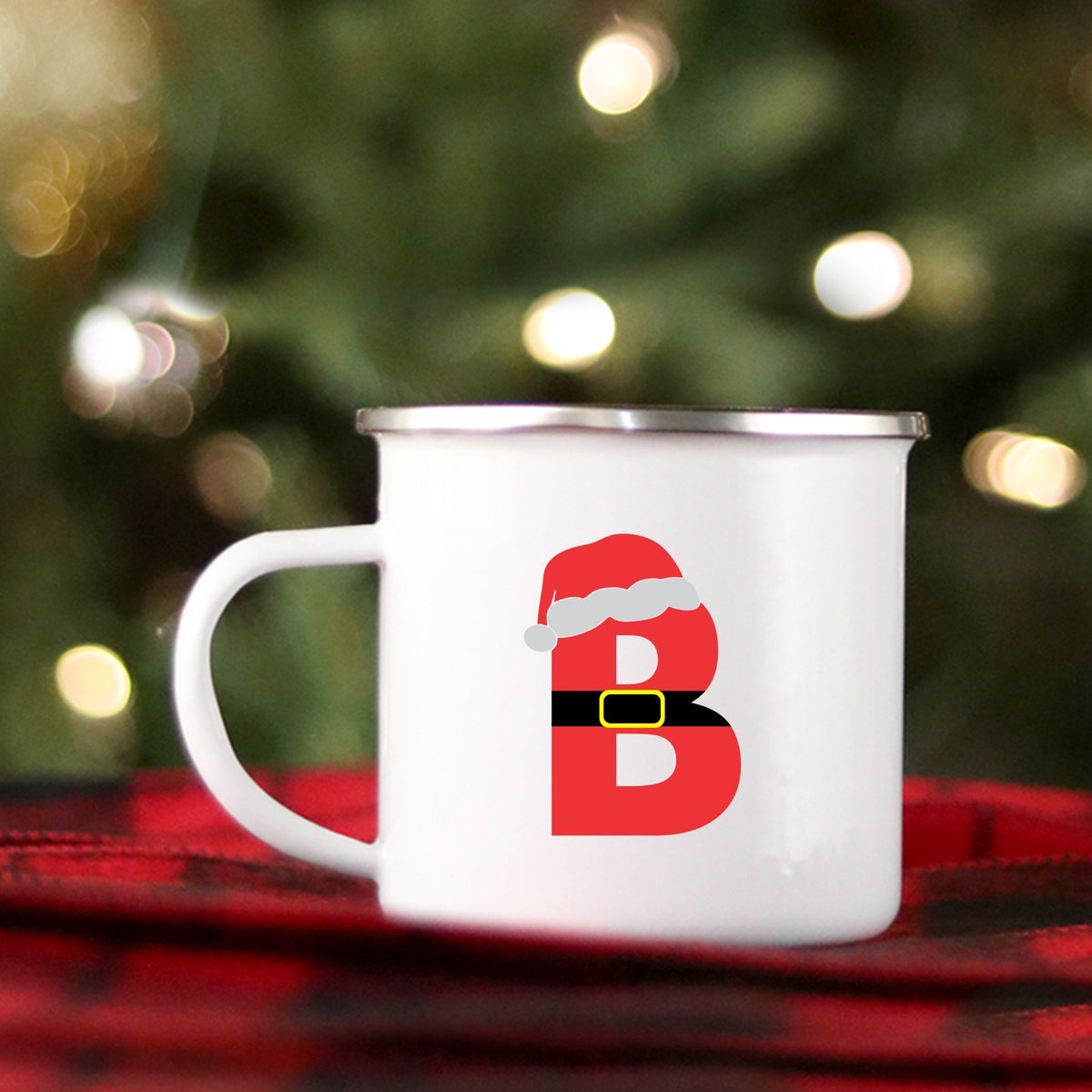 Santa Monogram Campfire Mug - Pretty Collected