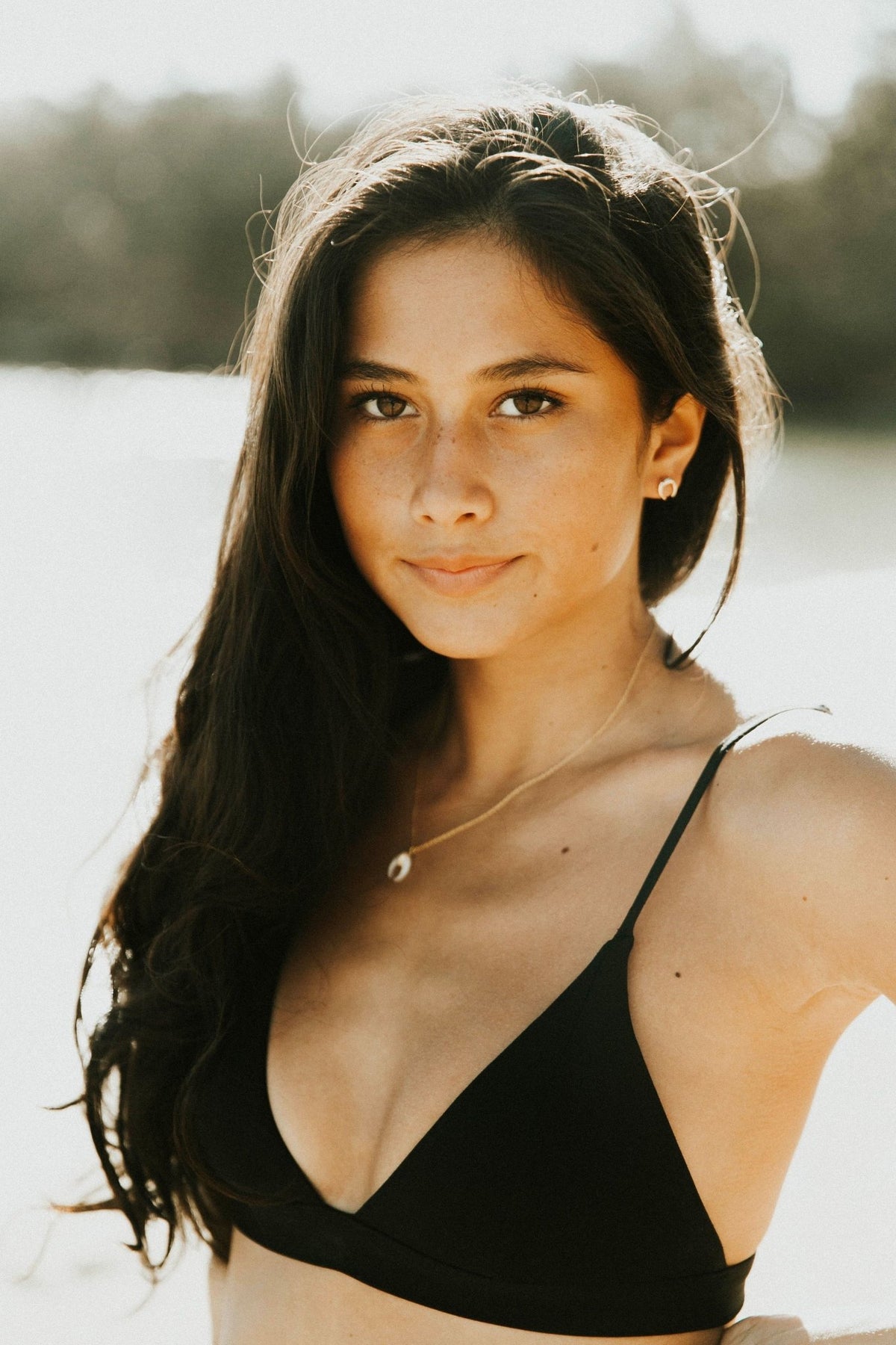 Mother Of Pearl Horn Necklace - Pretty Collected