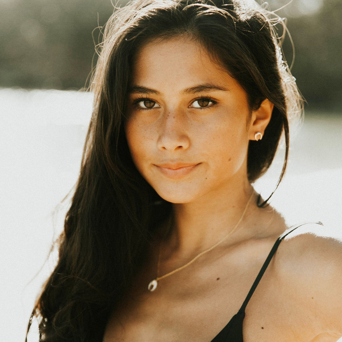 Mother Of Pearl Horn Necklace - Pretty Collected