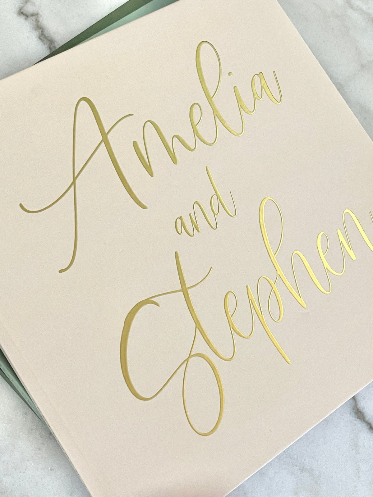 Neutral Wedding Guest Book - The Amelia - Pretty Collected