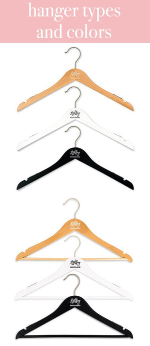 Personalized Bridal Party Hangers - Pretty Collected