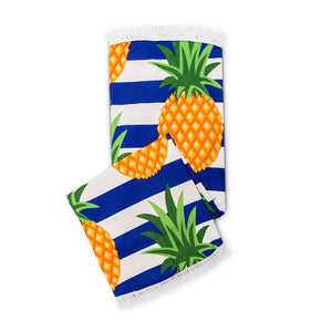 Pineapple Beach Towel - Personalized - Pretty Collected
