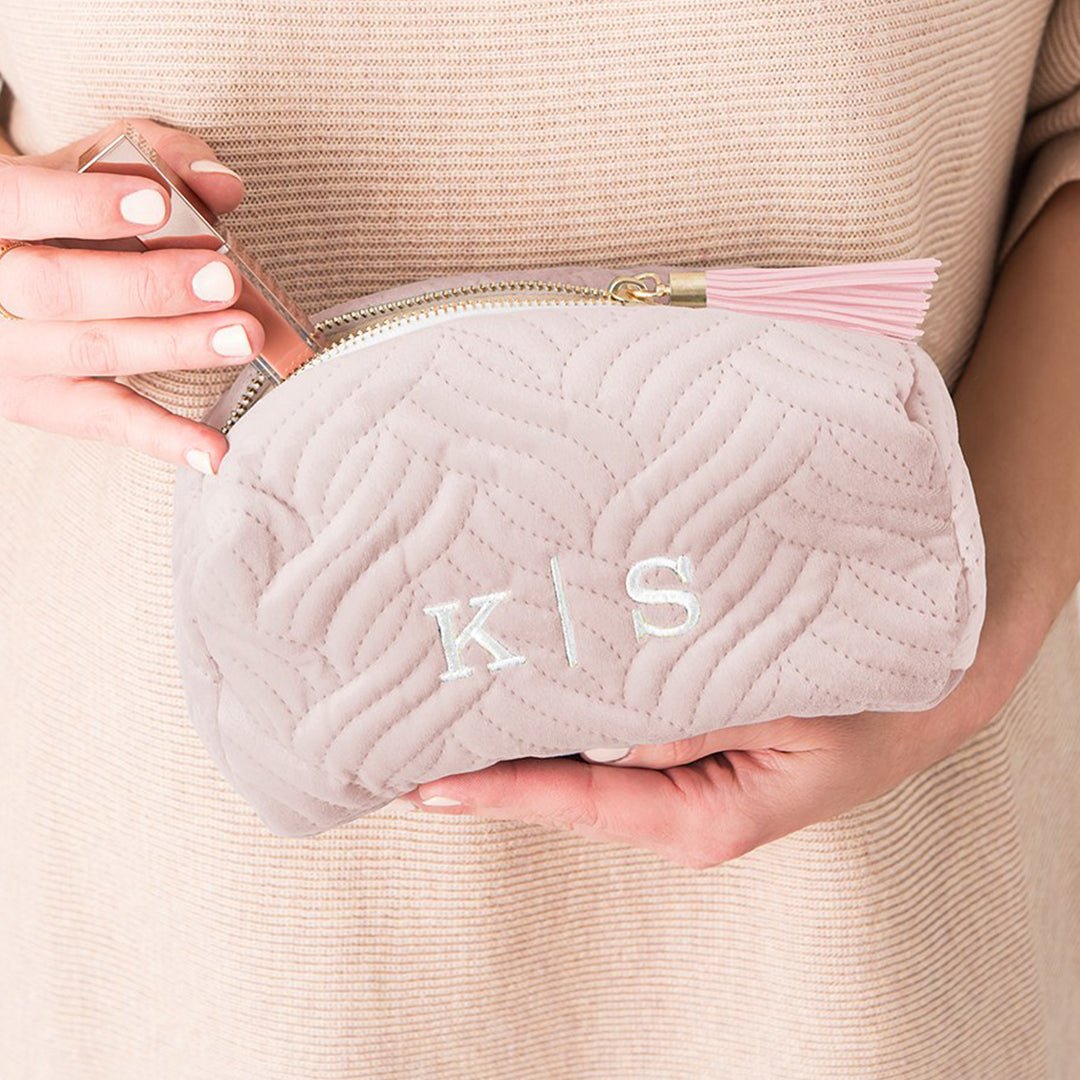 Lavender Velvet Makeup Bag - Pretty Collected