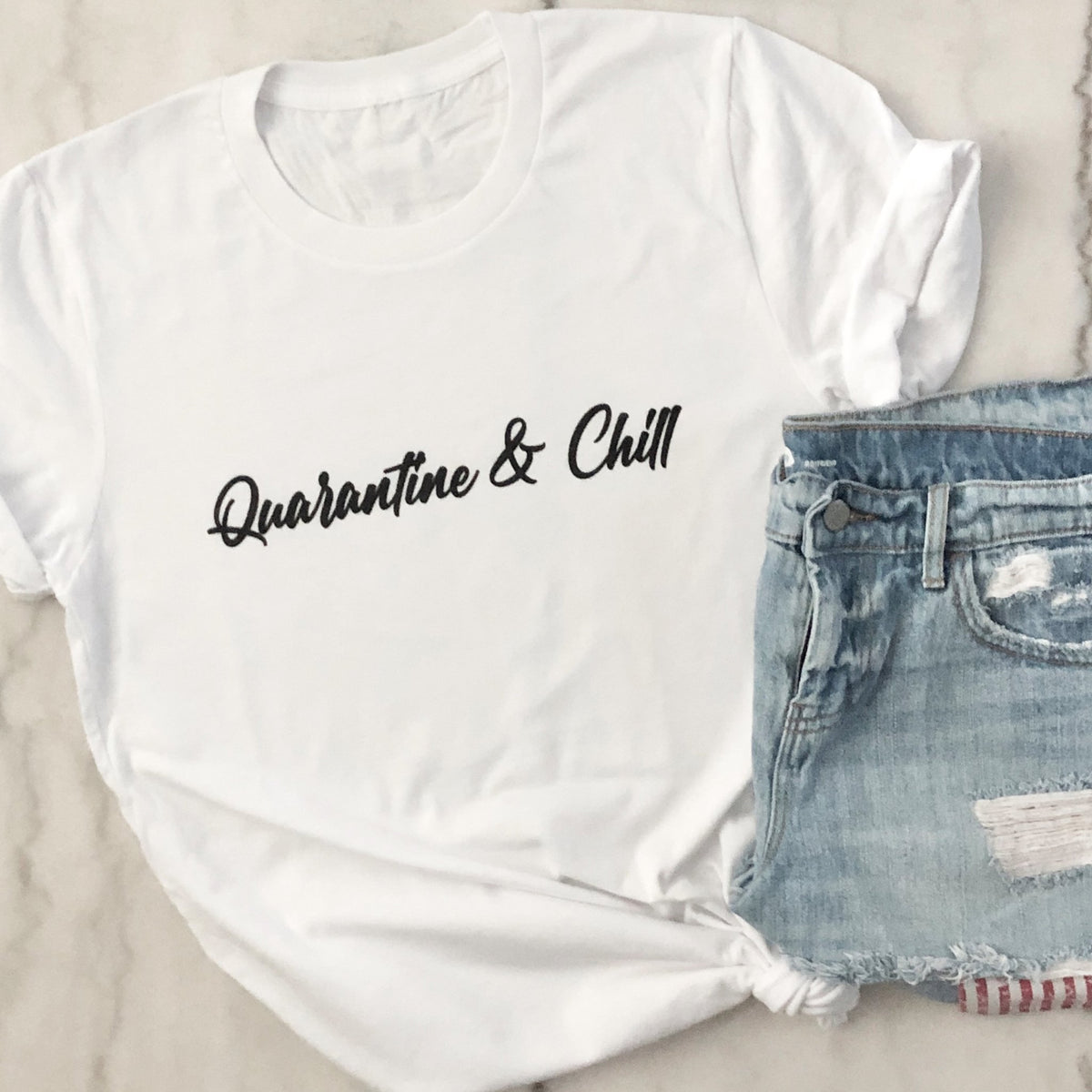 Quarantine & Chill Tee - Pretty Collected