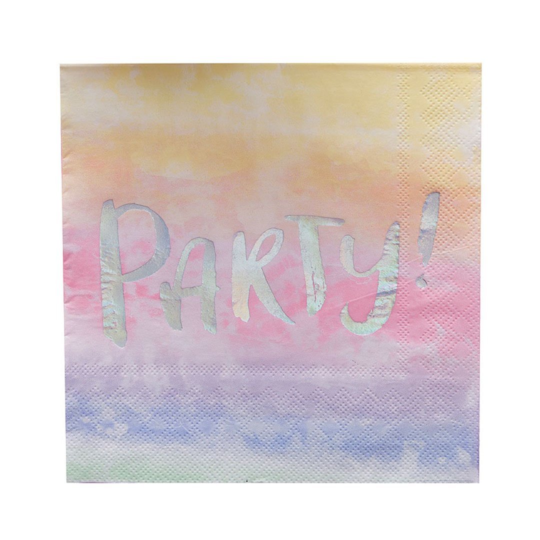 Rainbow Party Napkins - Pretty Collected