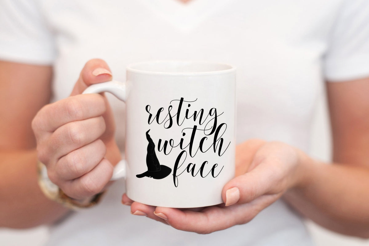 Resting Witch Face Mug - Pretty Collected