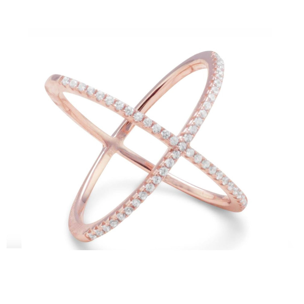 Sofie X Ring - 18 Karat Rose Gold Plated - Pretty Collected