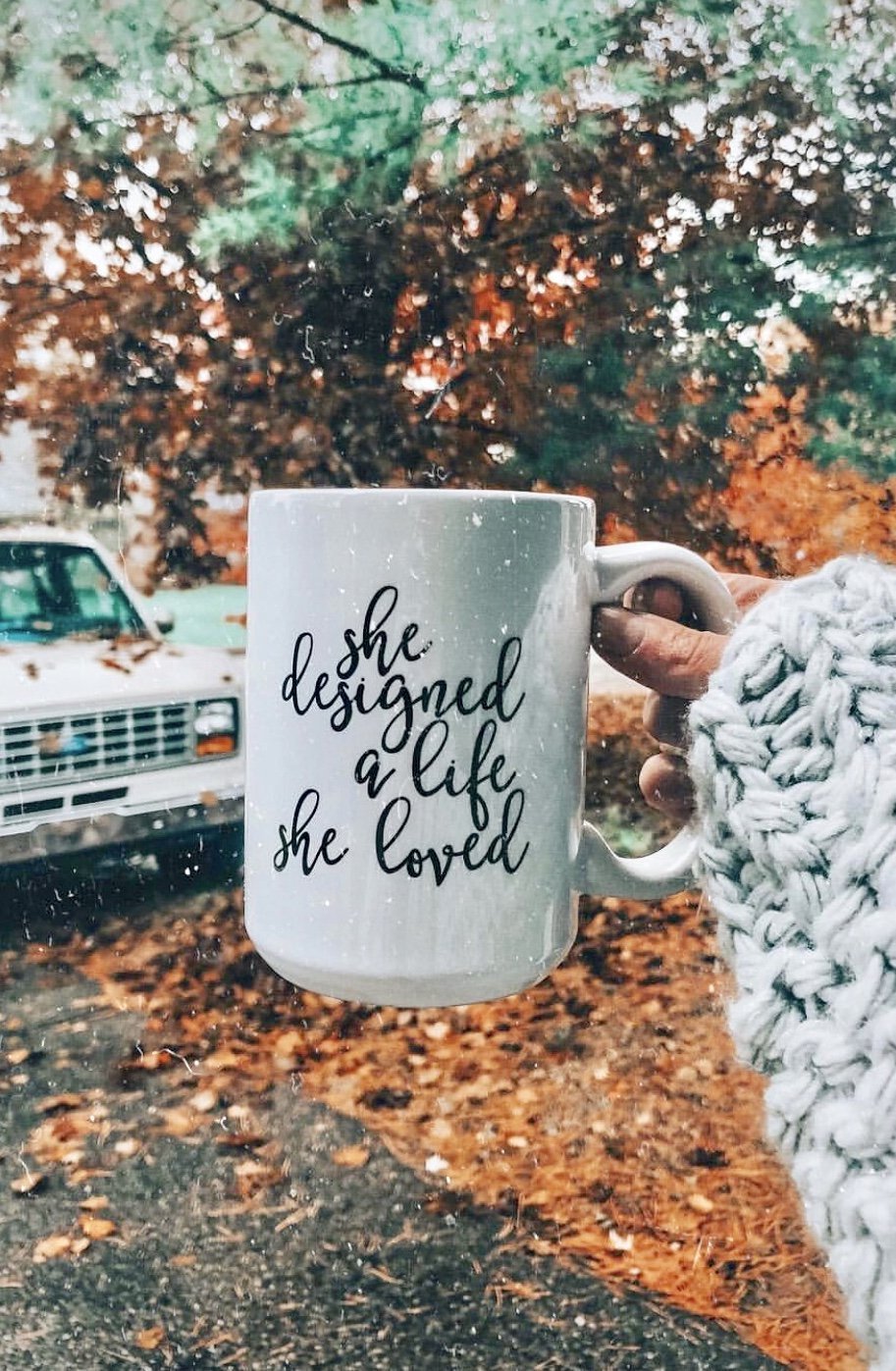 She Designed a Life She Loved Mug - Pretty Collected