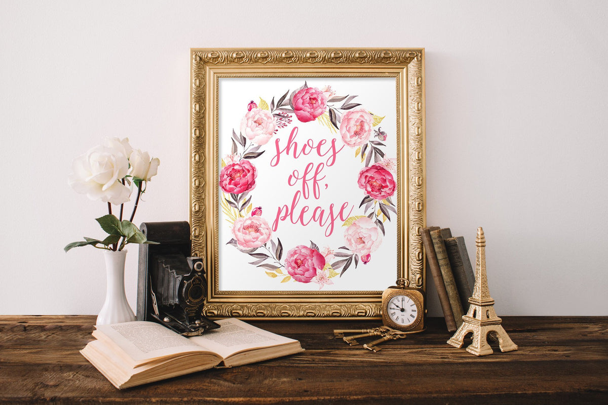 Shoes Off Please Printable - Pretty Collected