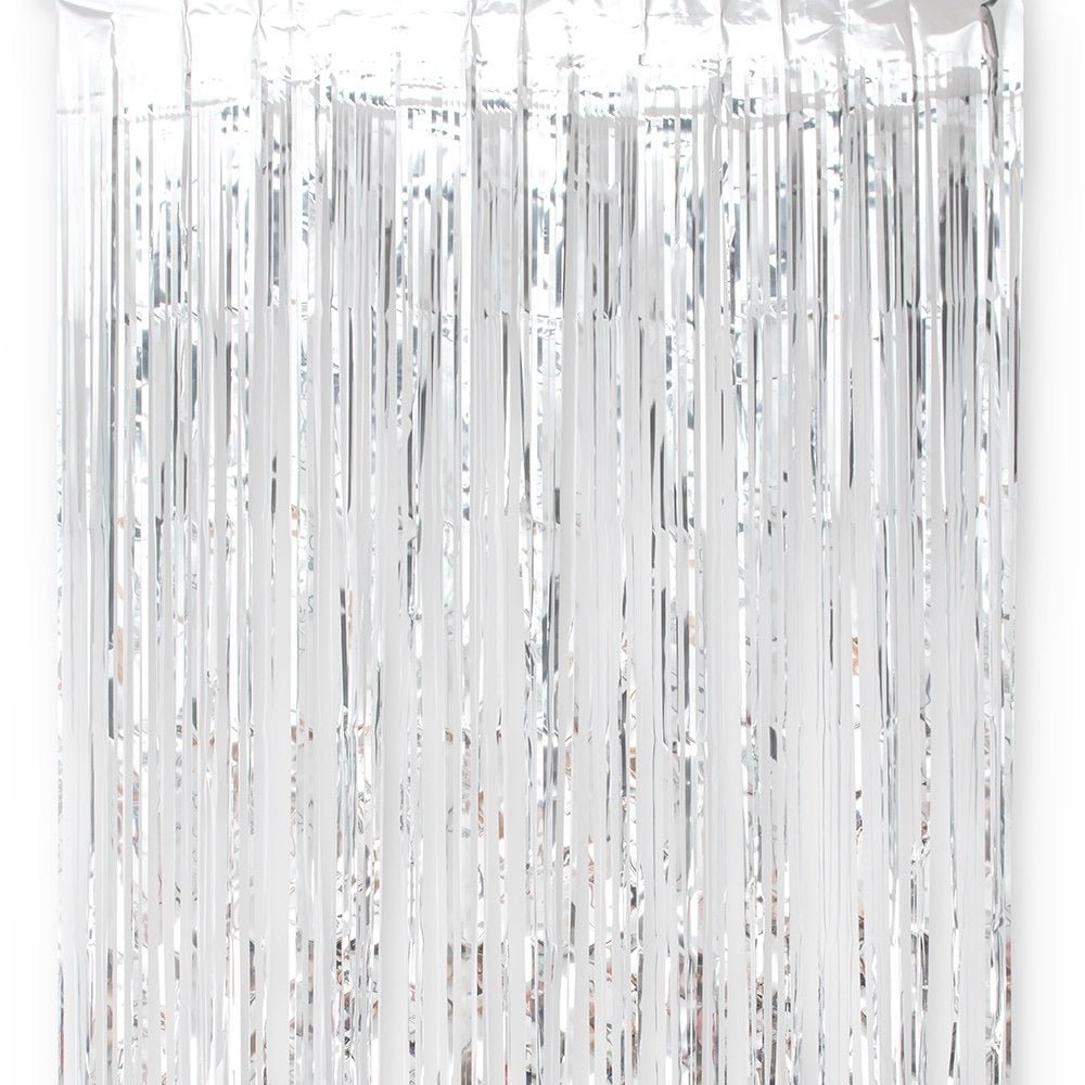 Silver Tassel Curtain Backdrop - Pretty Collected