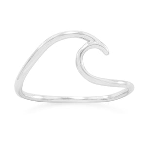 Julia Wave Ring - Silver or Gold