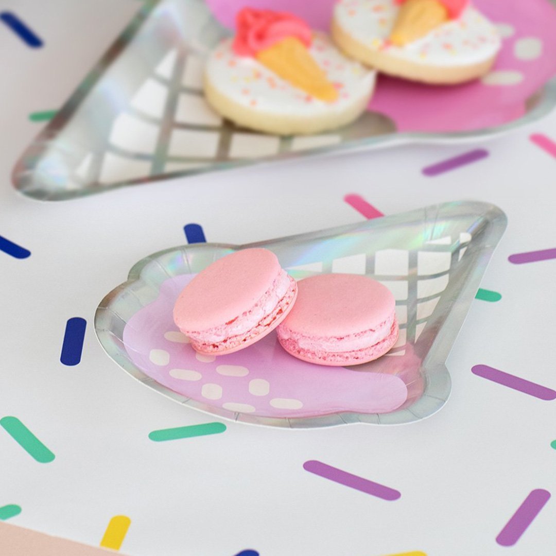 Ice Cream Cone Plates - Small - Pretty Collected