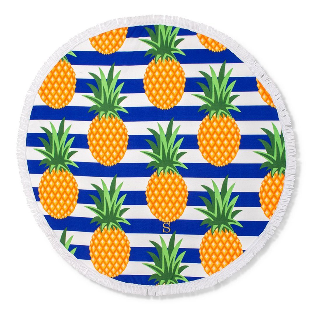 Pineapple Beach Towel - Personalized - Pretty Collected