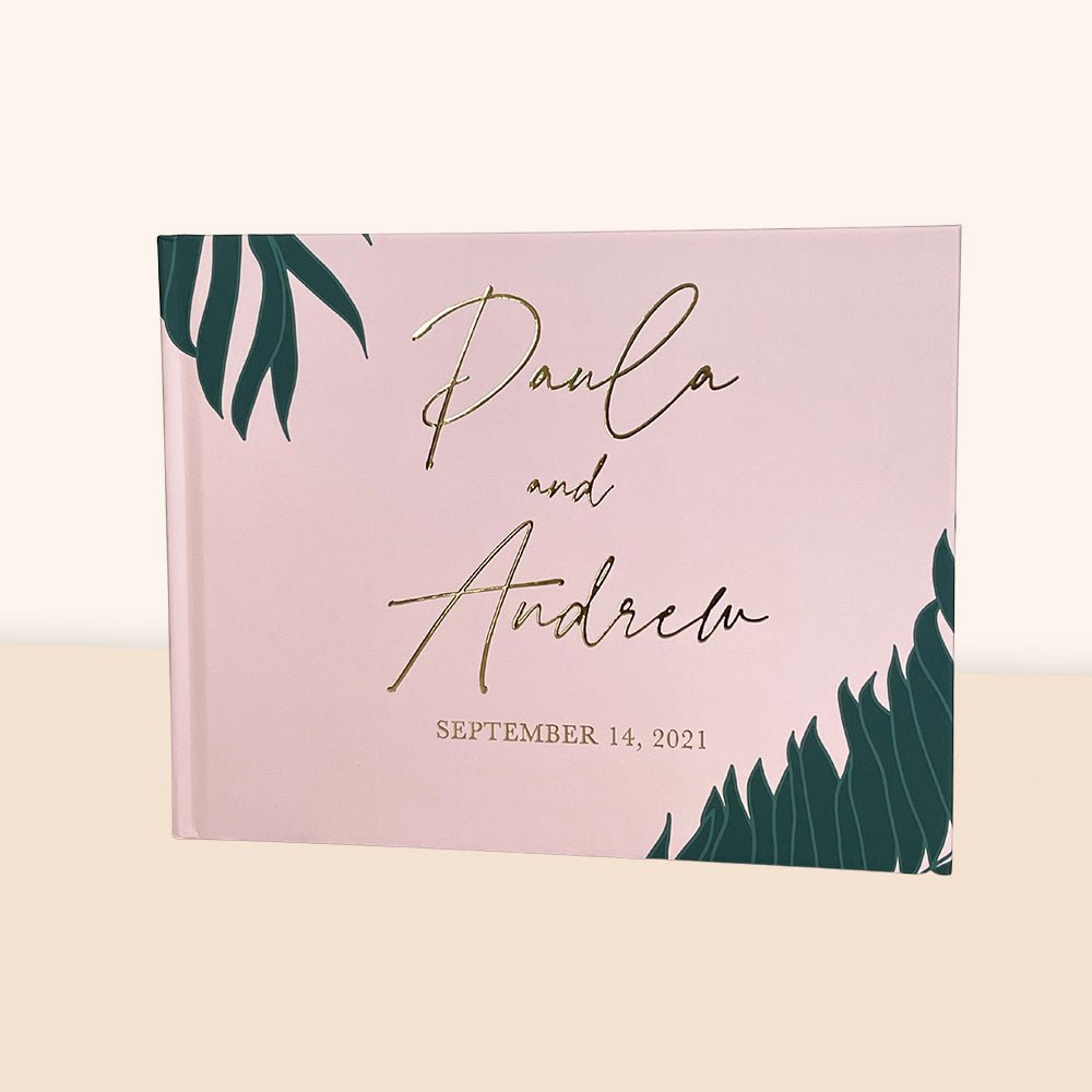 Tropical Wedding Guest Book - The Paula - Pretty Collected