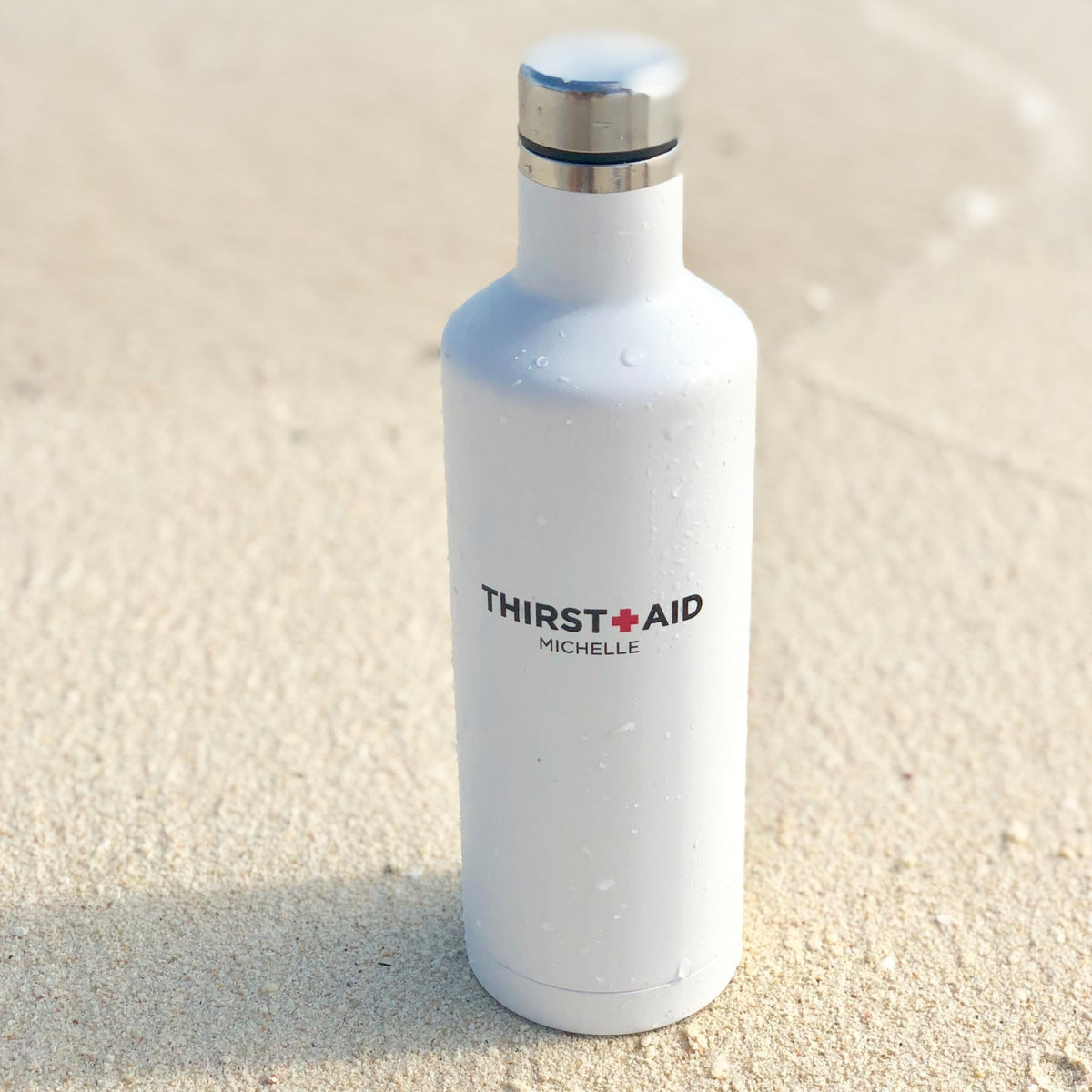 Thirst Aid Stainless Steel Water Bottle - Personalized - Pretty Collected