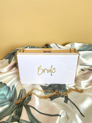 Acrylic Bride Purse - Pretty Collected