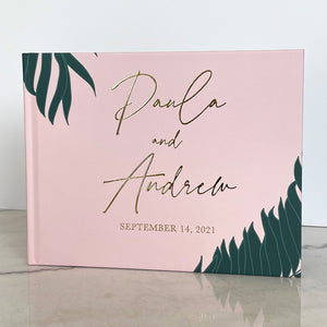 Tropical Wedding Guest Book - The Paula - Pretty Collected