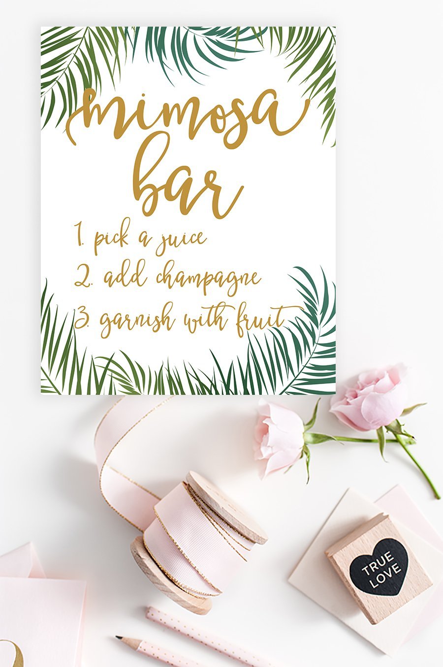 Mimosa Bar Sign, Bachelorette Party Sign