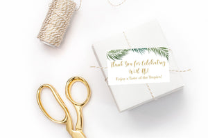 Tropical Thank You Tag - FREE Printable - Pretty Collected