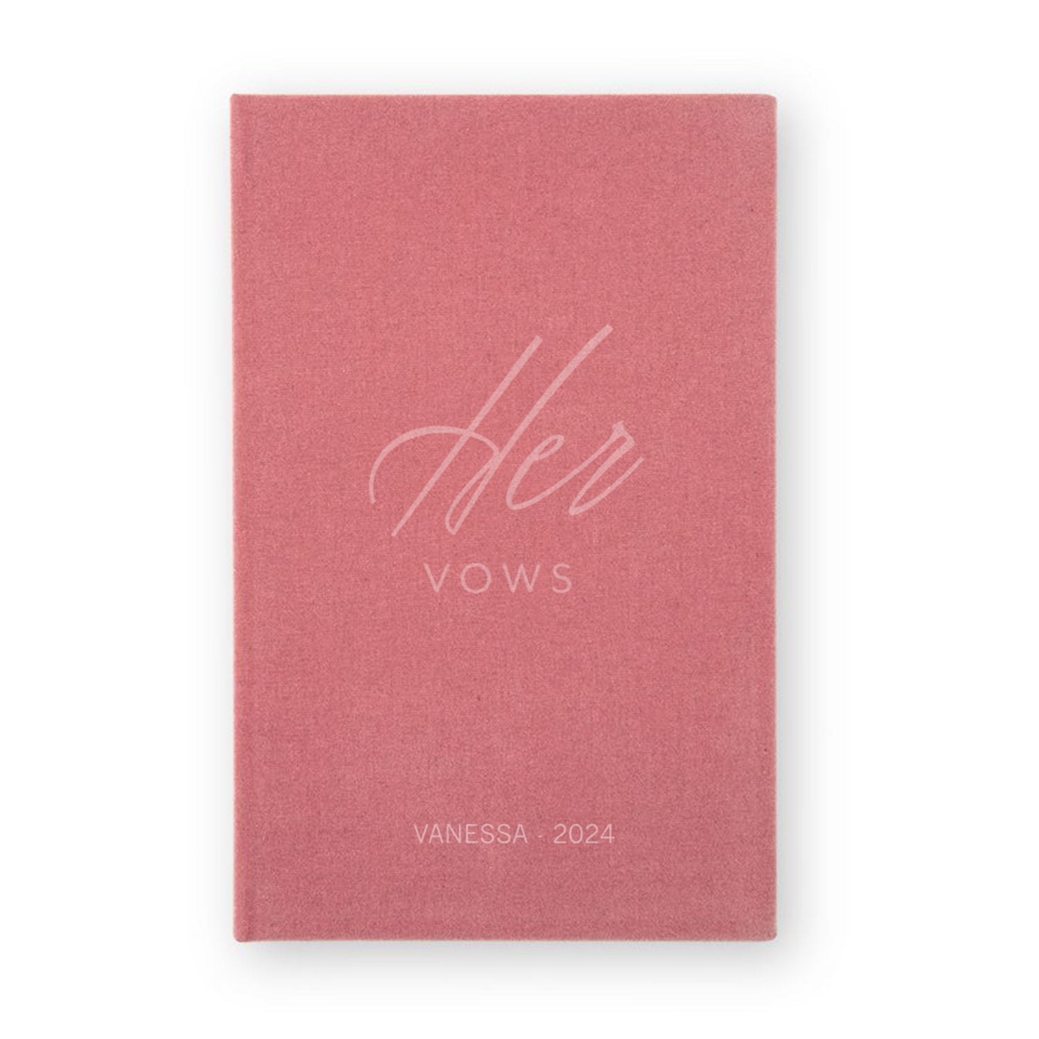 Her Vow Book - Pink Velvet - Pretty Collected