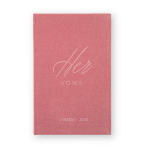 Her Vow Book - Pink Velvet - Pretty Collected