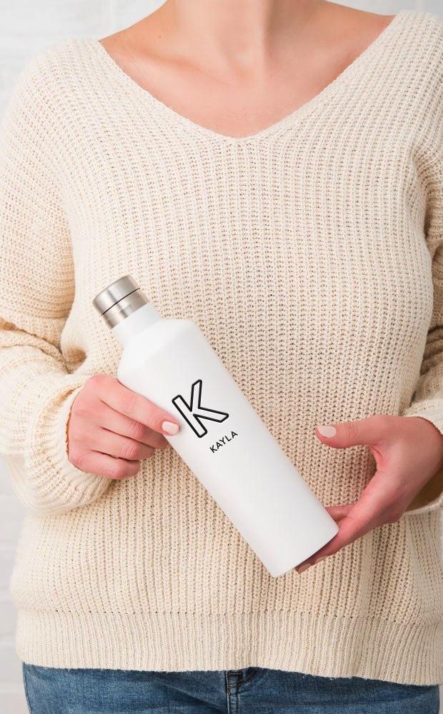 Customize Stainless Steel Metal Print Your Name 600 ML Personalized Water  Bottles Gift Player Sports Fans 220706 From Kua10, $9.58 | DHgate.Com