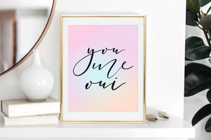 You Me Oui Printable - Pretty Collected