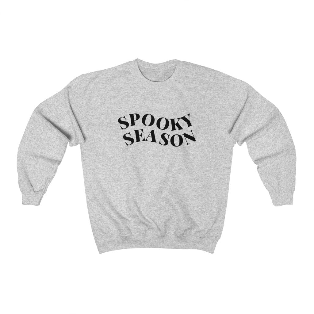 Spooky Season Sweatshirt - Black Print - Pretty Collected