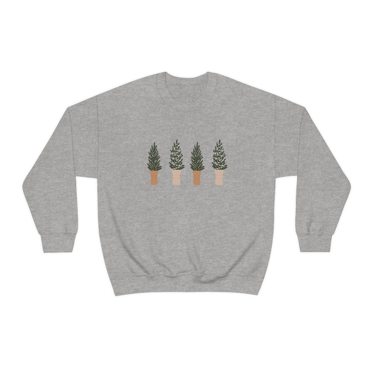 Christmas Trees Sweatshirt - Nudes - Pretty Collected