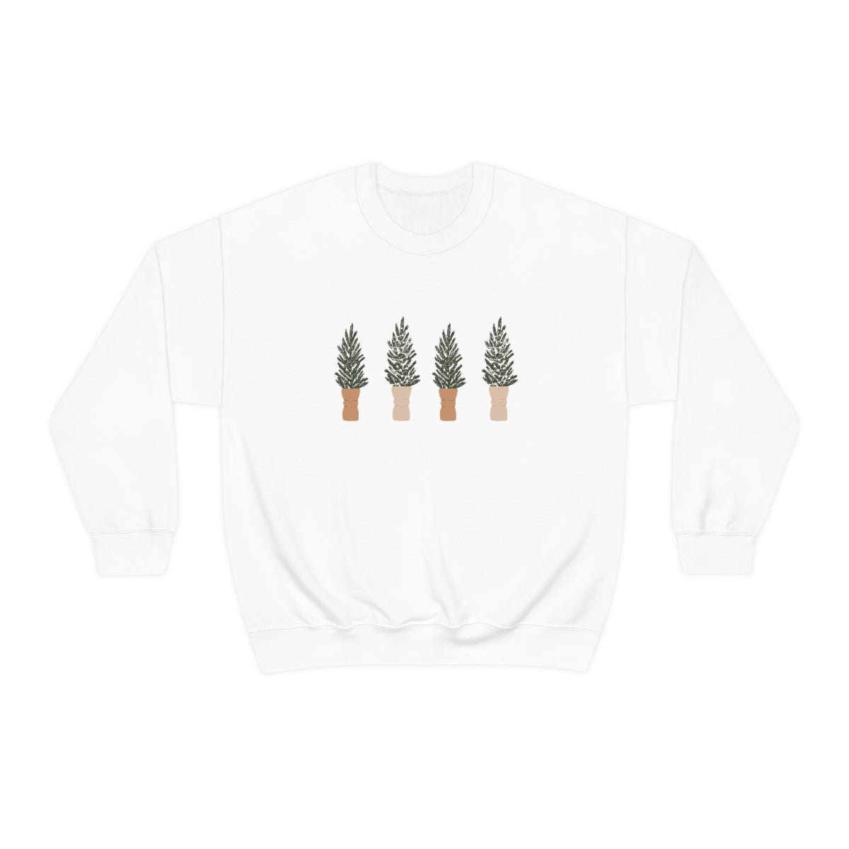 Christmas Trees Sweatshirt - Nudes - Pretty Collected